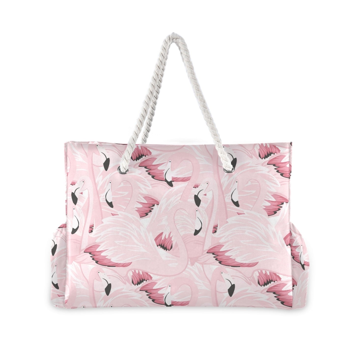 2021 New Famous Borsa da spiaggia Flamingo Borsa a tracolla in nylon Borsa e borsette Borsa casual da donna di grande capacità Rosa Borse di lusso