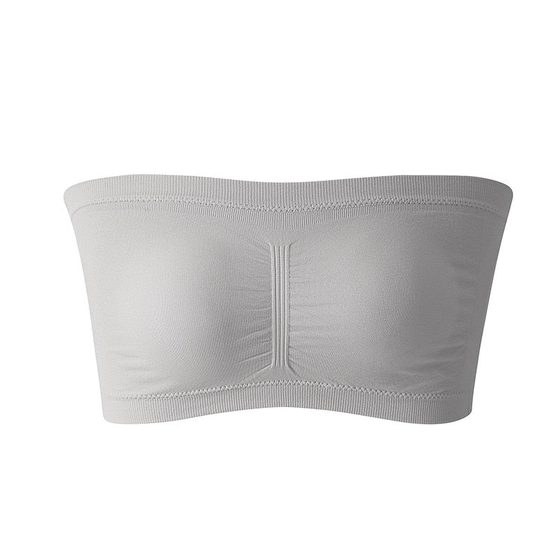 Prodotti Reggiseno a fascia taglie forti Reggiseno senza spalline senza spalline Reggiseno imbottito da donna di grandi dimensioni Reggiseno imbottito senza spalline Biancheria intima