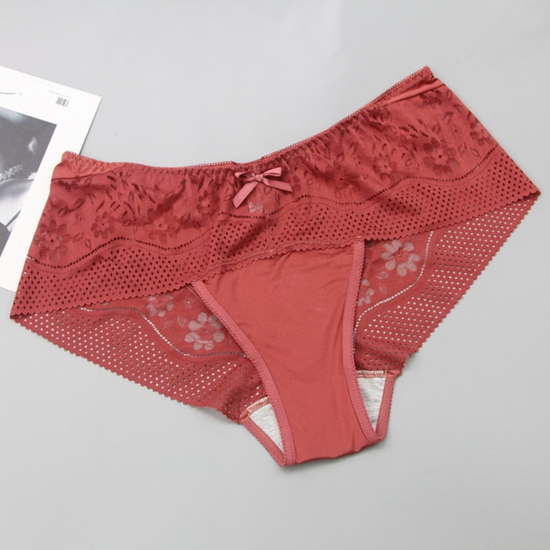 2022 Nuove Mutandine Per Le Donne Biancheria Intima Sexy di Seta Del Merletto Più Il Formato Delle Signore Slip Panty Majtki XXL XXXL XXXXL Lingerie Femminile