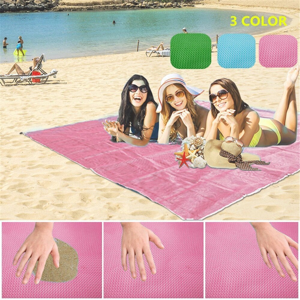 Prodotti Magic Sand Free Beach Mat Camping Outdoor Picnic Grande materasso Borsa impermeabile telo mare trasporto di goccia