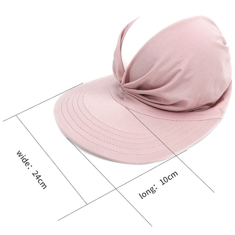 Prodotti Cappello flessibile per adulti per donna Cappello con visiera a tesa larga anti-UV Cappello facile da trasportare Cappellini da viaggio Cappellino estivo da spiaggia alla moda