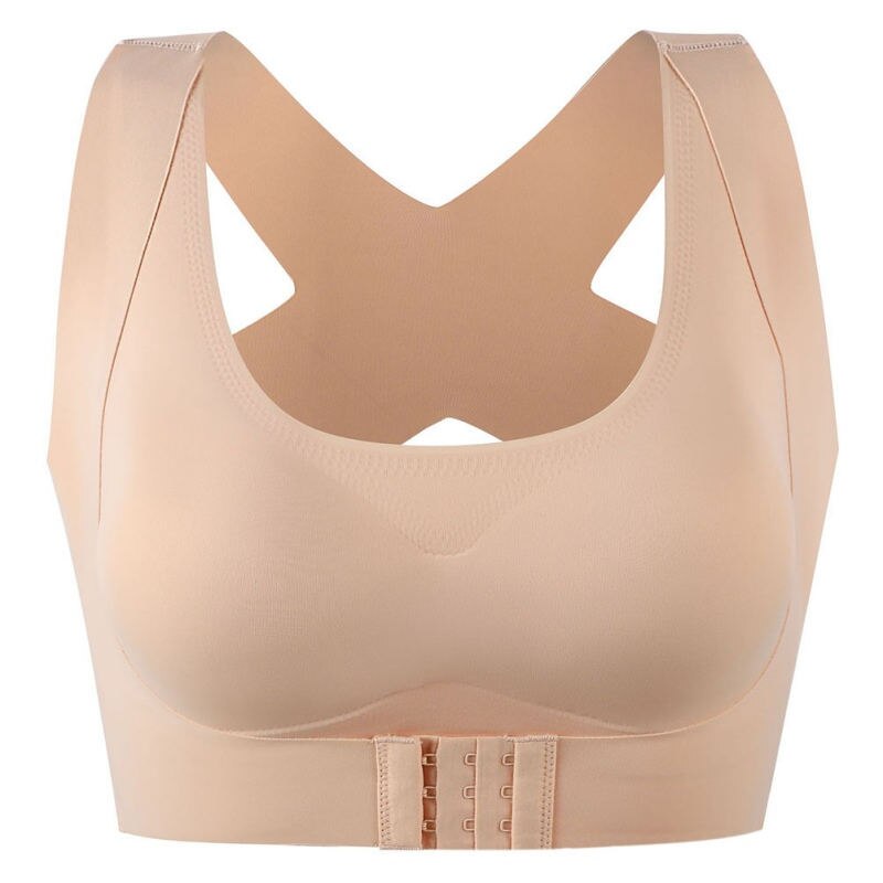 Reggiseno da donna Correttore di postura Bralette Reggiseni con chiusura frontale Gilet fitness Reggiseno push-up Reggiseno femminile Intimo Canotte incrociate sul retro