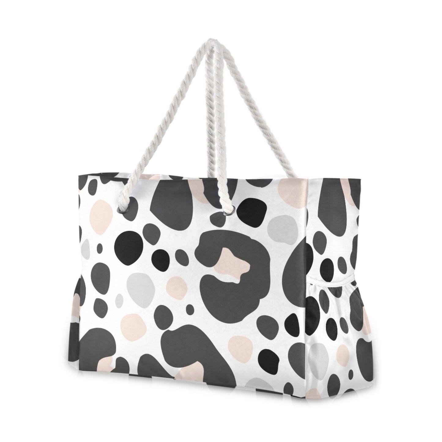 Prodotti Borsa da spiaggia da donna 2021 nuova con stampa leopardata Borsa a tracolla singola Borsa per la spesa leggera e alla moda Borsa da spiaggia