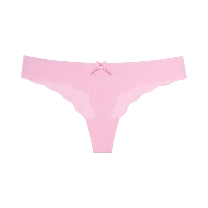 CINOON Mutandine a vita bassa da donna perizoma Sexy Lingerie senza cuciture Mutandine sportive T-Back perizoma solido per donna Underwea