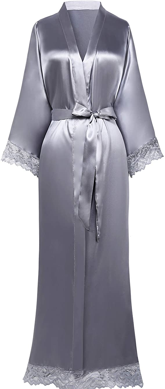 2019 New Silk Satin Lace Robes Damigella d'onore Abiti da sposa Abito lungo da sposa Accappatoio Abito da donna Lingerie Abito