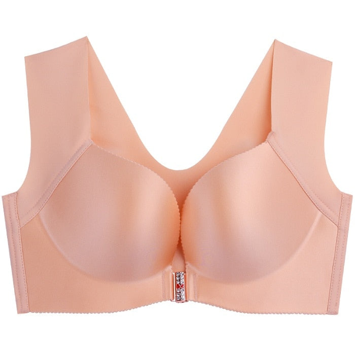 Prodotti Reggiseno alla moda con superficie liscia Versione fitness femminile del reggiseno in materiale liscio e delicato