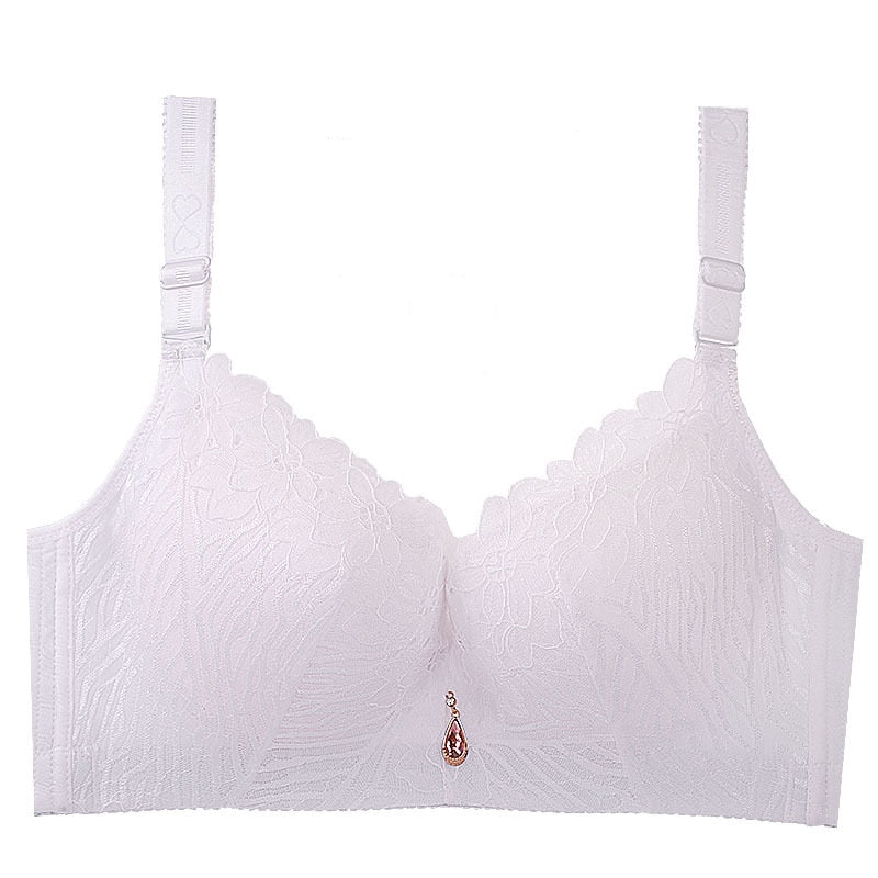 Prodotti Grasso MM 200 kg sottile plus size donna Reggiseno di pizzo sexy regolato Raccogliere biancheria intima di grandi dimensioni Coppa CDE lingerie femme bralette 110D 110E 115E