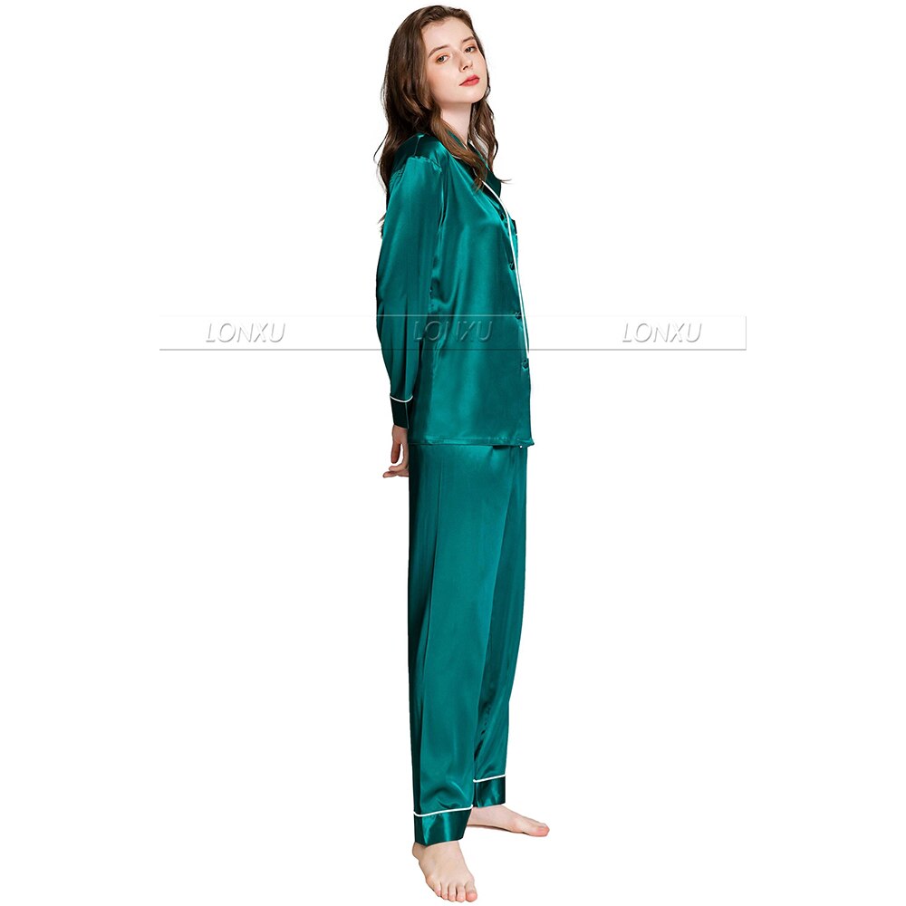 Prodotti Pigiama da donna in raso di seta PigiamaProdotti Pigiama da donna in raso di seta Pigiama da notte Abbigliamento da notte USS6, M8, M10, L12, L14, L16, L18, L20 S ~ 3XL Taglie forti