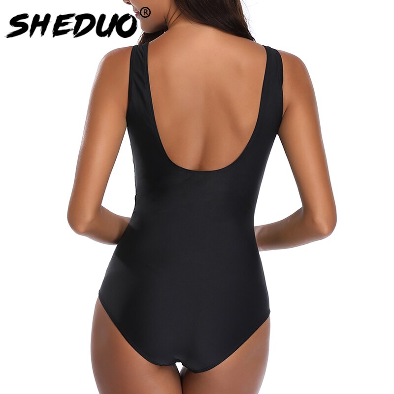 Costume da bagno intero da donna Taglie forti Tuta da spiaggia per donna Monokini senza schienale floreale con volant Sexy push up 5xl