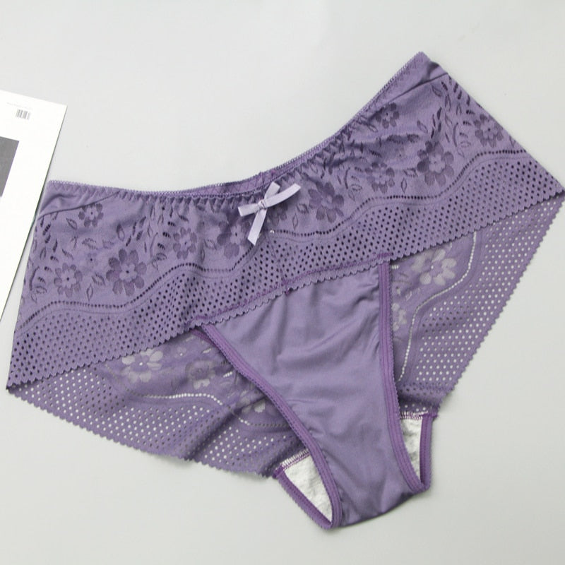 2022 Nuove Mutandine Per Le Donne Biancheria Intima Sexy di Seta Del Merletto Più Il Formato Delle Signore Slip Panty Majtki XXL XXXL XXXXL Lingerie Femminile