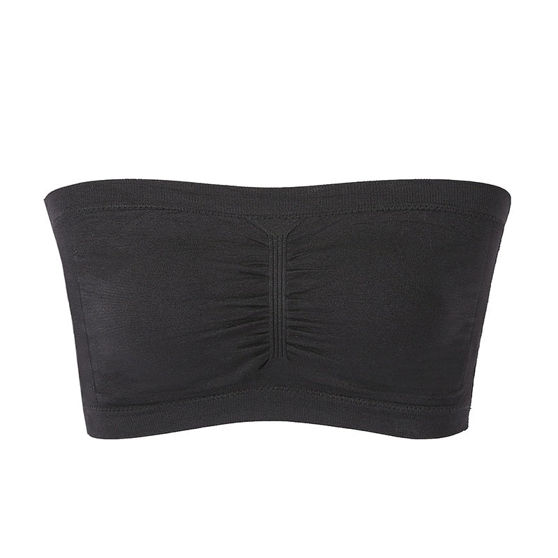 Prodotti Reggiseno a fascia taglie forti Reggiseno senza spalline senza spalline Reggiseno imbottito da donna di grandi dimensioni Reggiseno imbottito senza spalline Biancheria intima