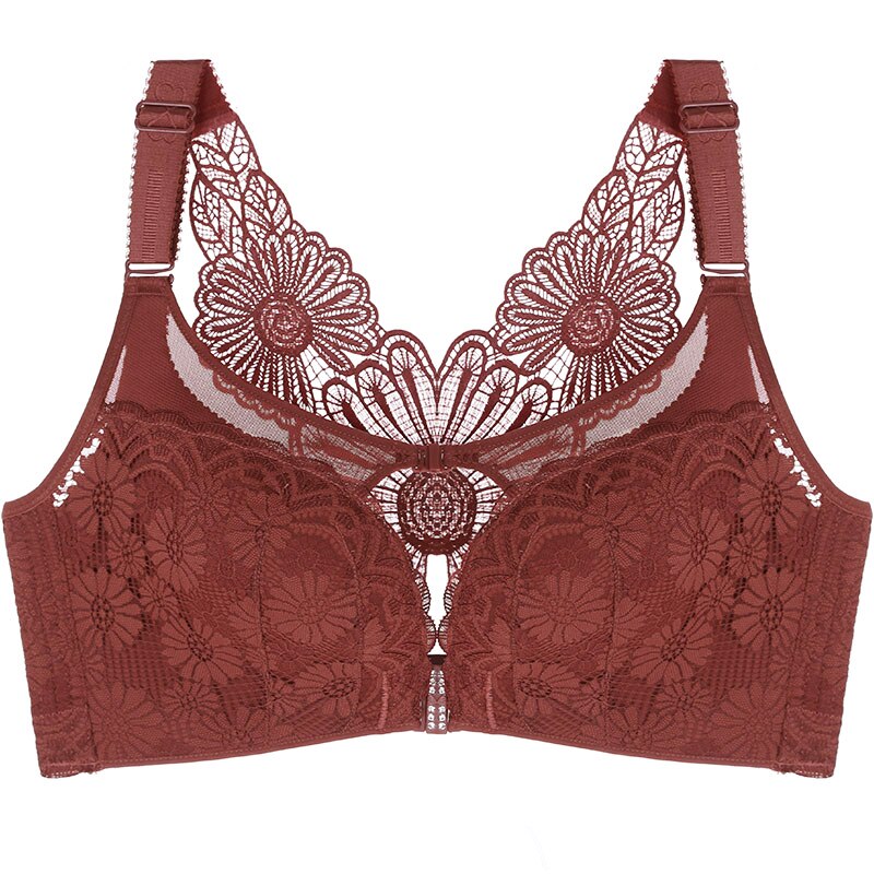 Prodotti Daisy bellissimo bottone anteriore sexy sul retro più biancheria intima taglia Reggiseno push up sexy in pizzo sexy regolabile raccolto