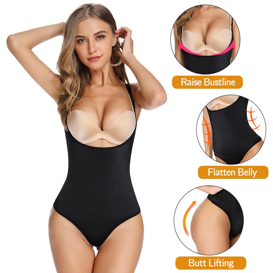 Prodotti Donne Shapewear Body Perizoma Body Shaper Biancheria intima dimagrante Perdita di peso Bruciatore di grasso Tummy Control Bodybriefer Vita Cinchers