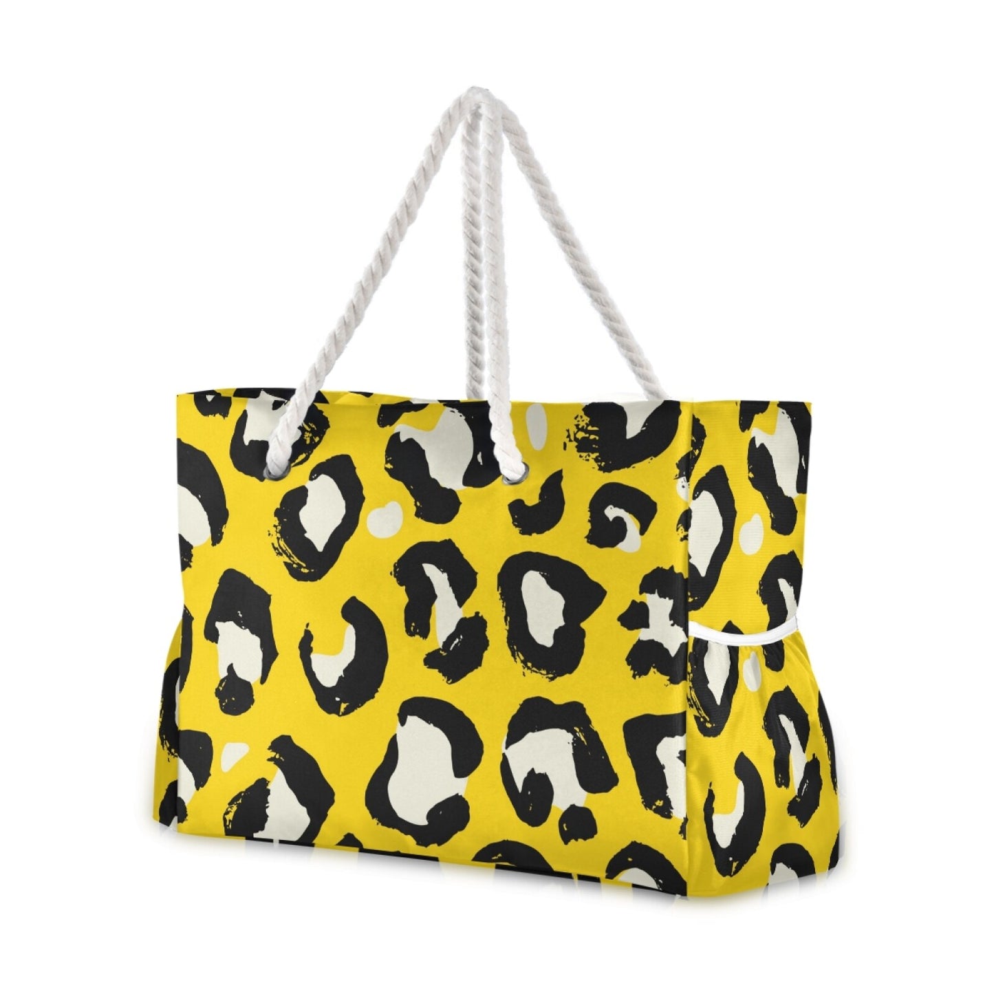 Prodotti Borsa da spiaggia da donna 2021 nuova con stampa leopardata Borsa a tracolla singola Borsa per la spesa leggera e alla moda Borsa da spiaggia