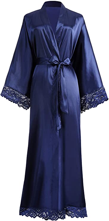 2019 New Silk Satin Lace Robes Damigella d'onore Abiti da sposa Abito lungo da sposa Accappatoio Abito da donna Lingerie Abito