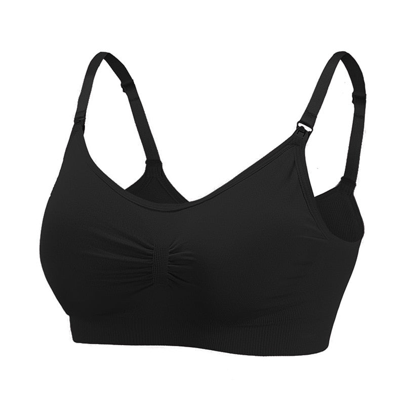 Reggiseno per allattamento aperto anteriore senza fili Reggiseni per allattamento maternità senza cuciture morbidi e traspiranti Supporto materno per panno per donne incinte