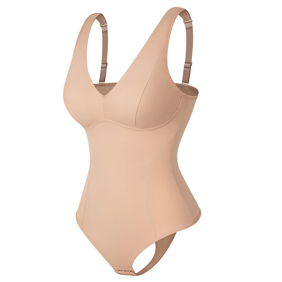 Prodotti Body con scollo a V profondo Shapewear Body perizoma Shaper per donna Allenatore per la vita Body Shaper Intimo snellente Reggiseno incorporato Canotte Top