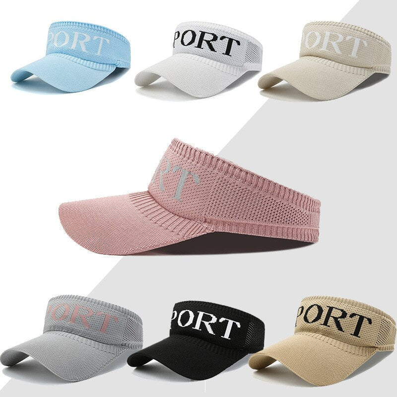 Prodotti 2023 Nuove visiere estive Cappelli per uomo Donna Sport all'aria aperta Cappello da sole Berretti da baseball da spiaggia Golf Escursionismo Tennis Protezione solare da corsa