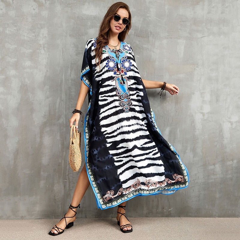 Prodotti Easy Dry Beach Cover Up Robe Plage Vestido Playa Beach Pareo Costume da bagno Cover Up Beachwear 2023 Costume da bagno Donna Maxi vestito