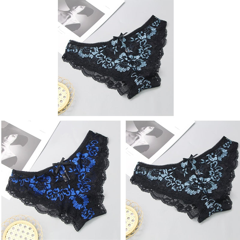 DaiNaFang Donne Sexy Scava Fuori Perizoma Perizoma Maglia Nastro Prospettiva Biancheria Intima Mutandine Di Pizzo Slip Lingerie Femminile