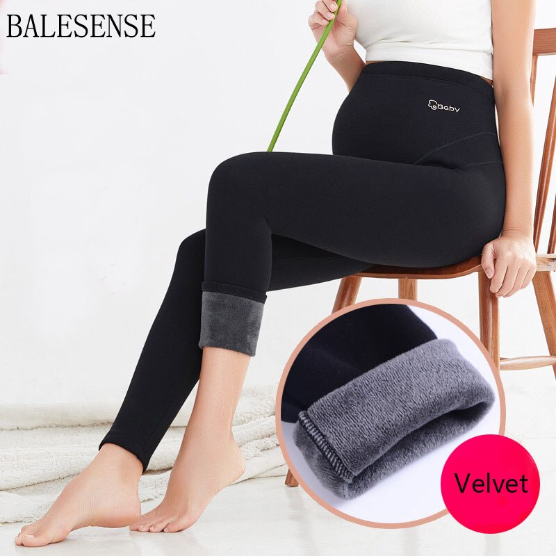 Leggings premaman in cotone Abbigliamento gravidanza Leggings a vita alta per donne incinte Pantaloni di supporto per la pancia premaman Leggings skinny