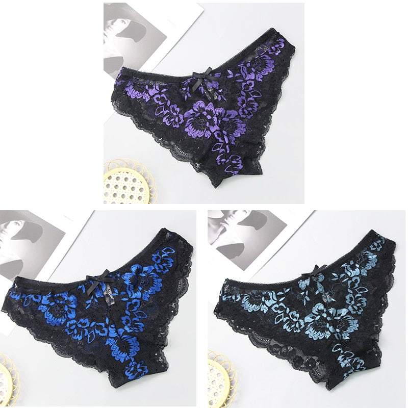 DaiNaFang Donne Sexy Scava Fuori Perizoma Perizoma Maglia Nastro Prospettiva Biancheria Intima Mutandine Di Pizzo Slip Lingerie Femminile