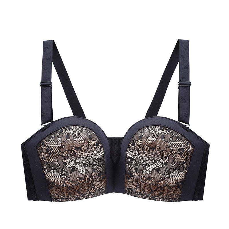 Prodotti Intimo senza spalline invisibile senza ferretto che raccoglie antiscivolo Abito da sposa monospalla sottile con toppa sul petto senza schienale Reggiseno sexy