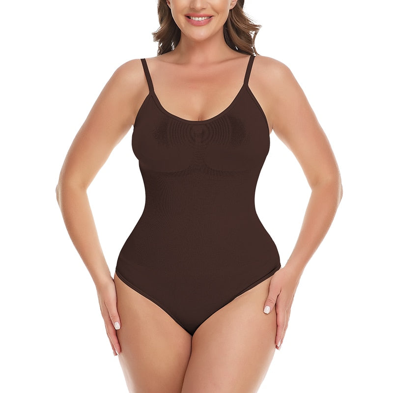 Body sexy perizoma con scollo a V per donna Dimagrante Vita Trainer Shapewear Tummy Control Top Smooth Body Shaper Out Body