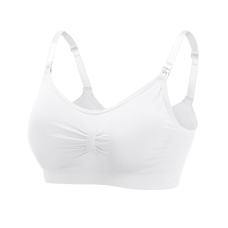 Reggiseno per allattamento aperto anteriore senza fili Reggiseni per allattamento maternità senza cuciture morbidi e traspiranti Supporto materno per panno per donne incinte