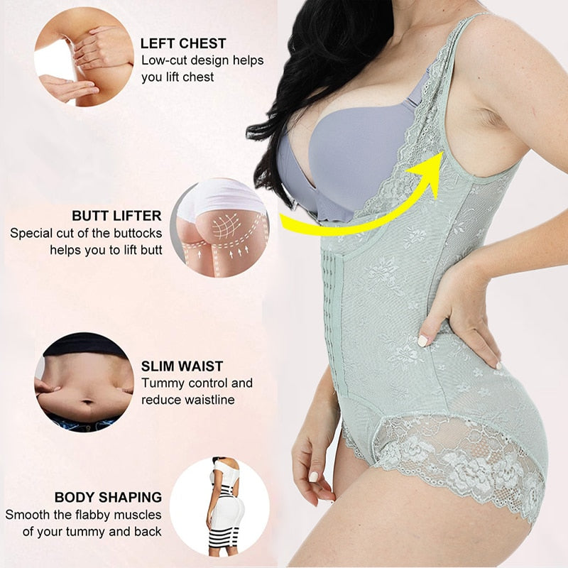 Prodotti GUUDIA Body Shapewear Busto aperto Body Tummy Control Shapewear Shapers senza cuciture Women Body Shaper Shapers dimagranti