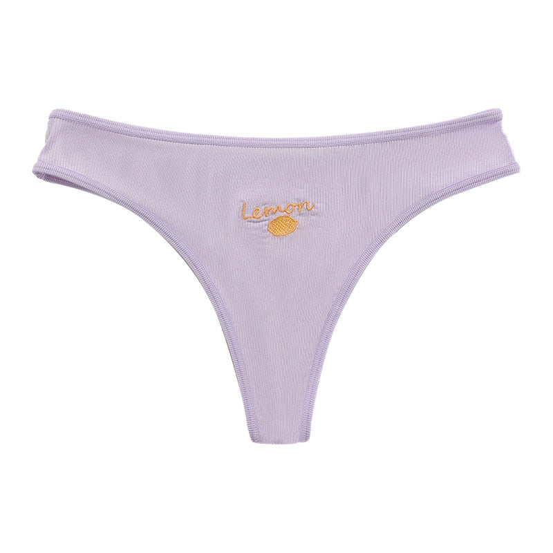 CINOON Donna Sexy G String Perizoma Lingerie Donna Sexy Vita bassa Pantaloni a forma di T Donna # 39; s Frutta stampata Intimo confortevole