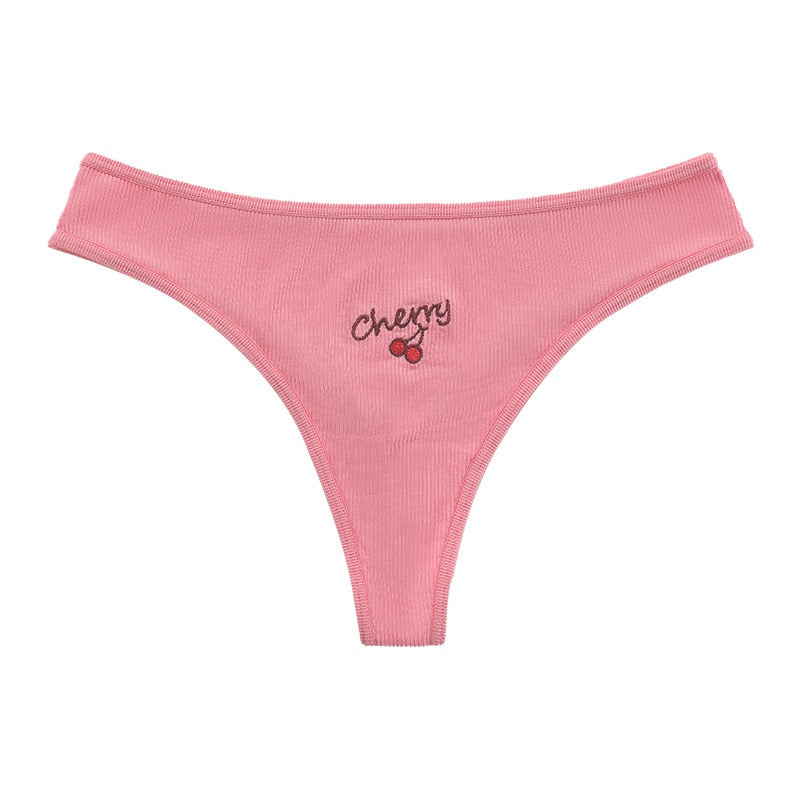 CINOON Donna Sexy G String Perizoma Lingerie Donna Sexy Vita bassa Pantaloni a forma di T Donna # 39; s Frutta stampata Intimo confortevole