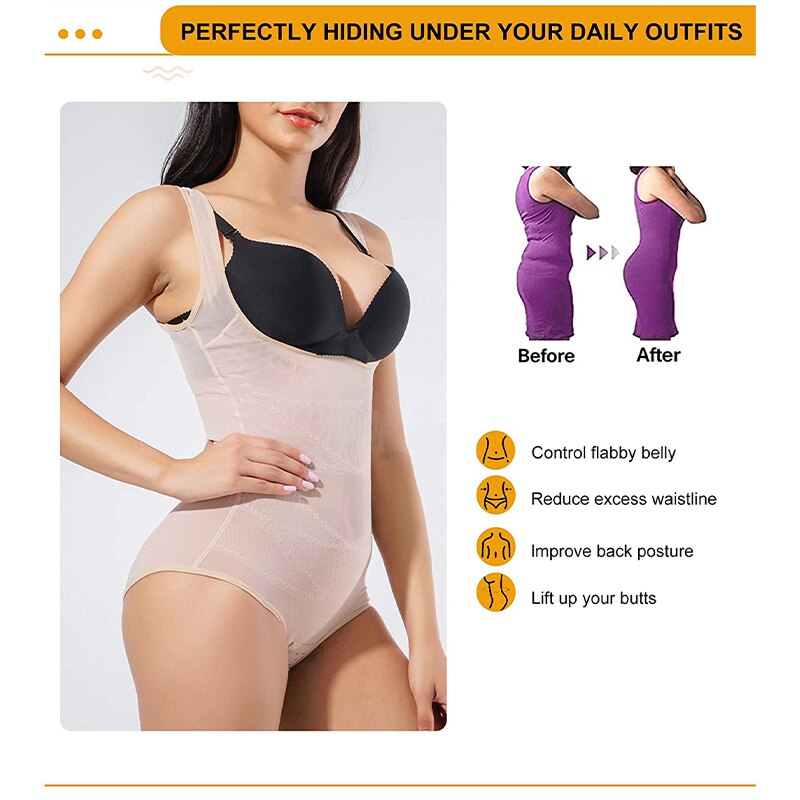 Prodotti Body modellante senza cuciture per le donne Controllo della pancia Butt Lifter Body Shaper Invisibile sotto il vestito Cinturino dimagrante Perizoma intimo