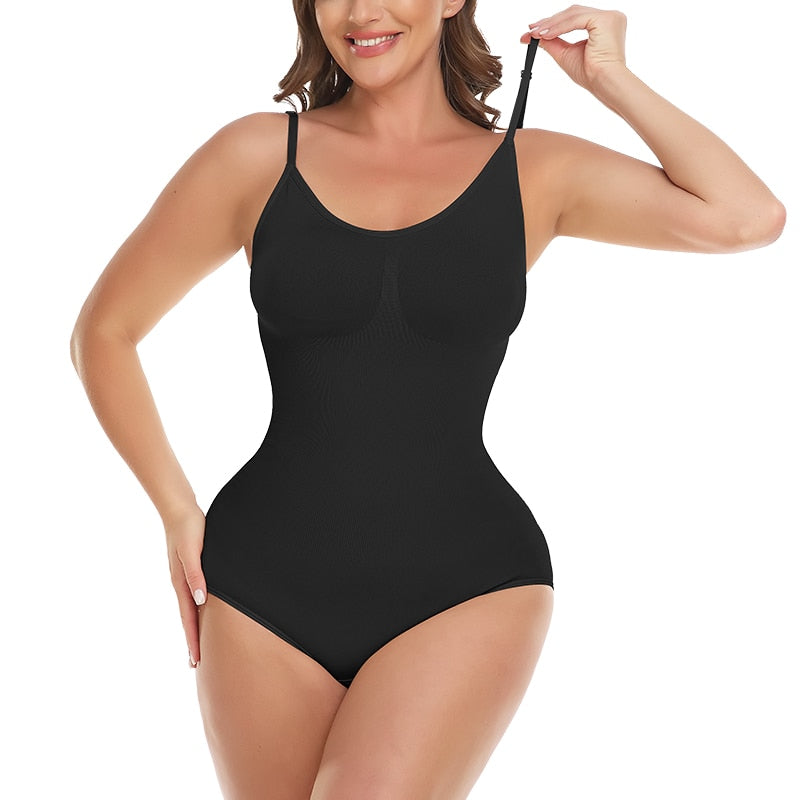 Prodotti Sexy Shapewear Body Donna Spaghetti Strap Underwear Dimagrante Vita Trainer Tummy Control Top Con apertura sul cavallo Slip Body Shaper