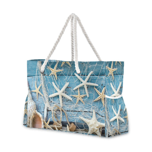 Prodotti Nuova borsa a tracolla da donna Blue Ocean Seashell Beach Sand Prints Tote Shopping Bag Tessuto di lino Bella borsa casual pratica