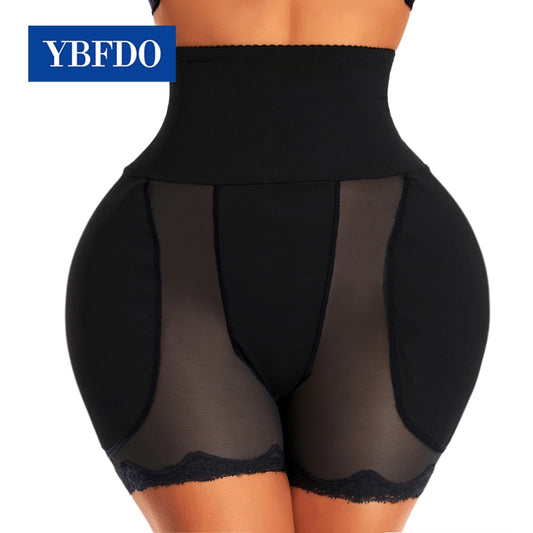 YBFDO Shapewear Imbottito Hip Butt Lifter Mutandine a Vita Alta Allenatore per Donne Controllo Pancia Body Shaper Hip Enhancer Coscia Slim