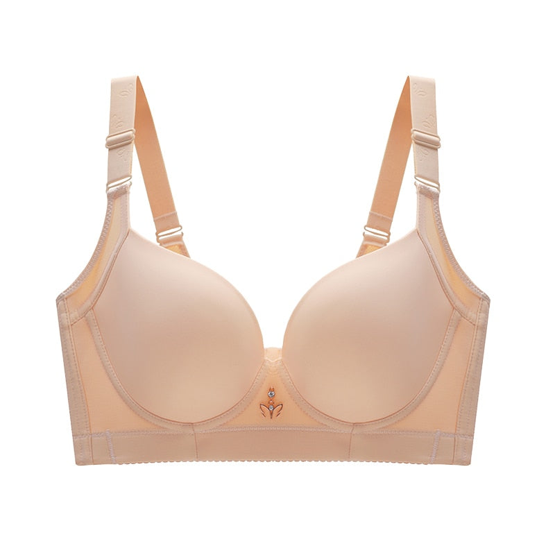 biancheria intima da donna Reggiseno ampio reggiseno regolabile Reggiseno sexy traspirante da donna Reggiseno pieghevole a forma di U Reggiseno di grandi dimensioni push up