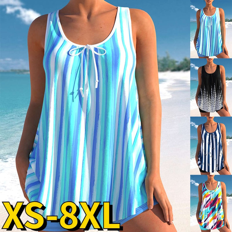 Prodotti 2022 di Estate Delle Donne Costumi Da Bagno Sexy Della Banda Stampata Bikini Femminile Oversize Costume da Bagno Tankini Costume da Bagno Monokini Beachwear Beachwear