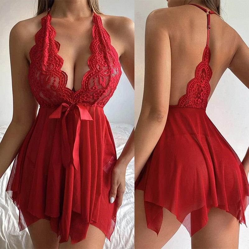 Prodotti Sexy Lingerie Donna Sleepwear Pigiama sexy Abito in pizzo Mujer Pornos Costumi Abbigliamento esotico Biancheria intima femminile Abiti sessuali